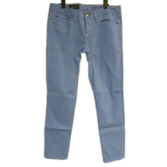 J.Crew Periwinkle Toothpick cropped ankle jeans size 28 - Picture 8 of 10